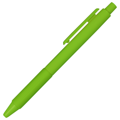 Ручка шариковая Flora Color с полугелиевым стержнем, салатовая