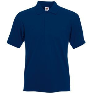 Поло"Slim Fit Polo", темно-синий_S, 97% х/б, 3% эластан, 220 г/м2