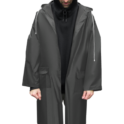 Дождевик Belfast Bi-color, материал PVC, размер M-L, черно-черный